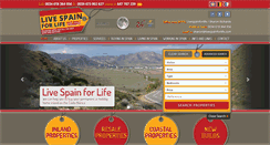 Desktop Screenshot of livespainforlife.com