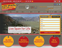 Tablet Screenshot of livespainforlife.com